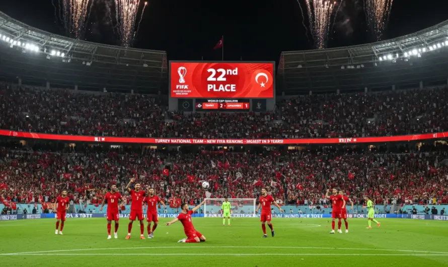 Küresel Futbol Tablosunda Türkiye İçin Gurur Verici Gelişme