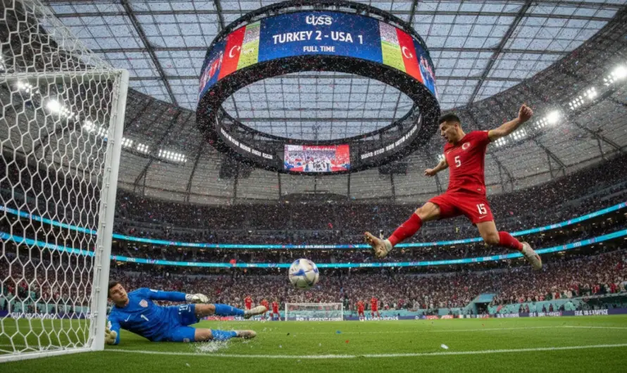 2026 Dünya Kupası’nda Dramatik Veda: Türkiye ABD’yi 3-2 Mağlup Etti