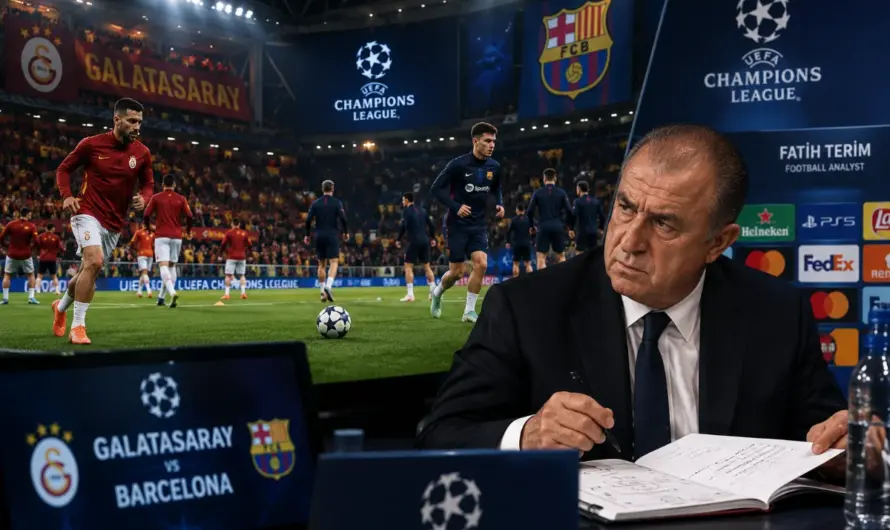 Fatih Terim UEFA Göreviyle Galatasaray-Barcelona Maçında Analiz Başında